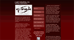 Desktop Screenshot of c-pak.net